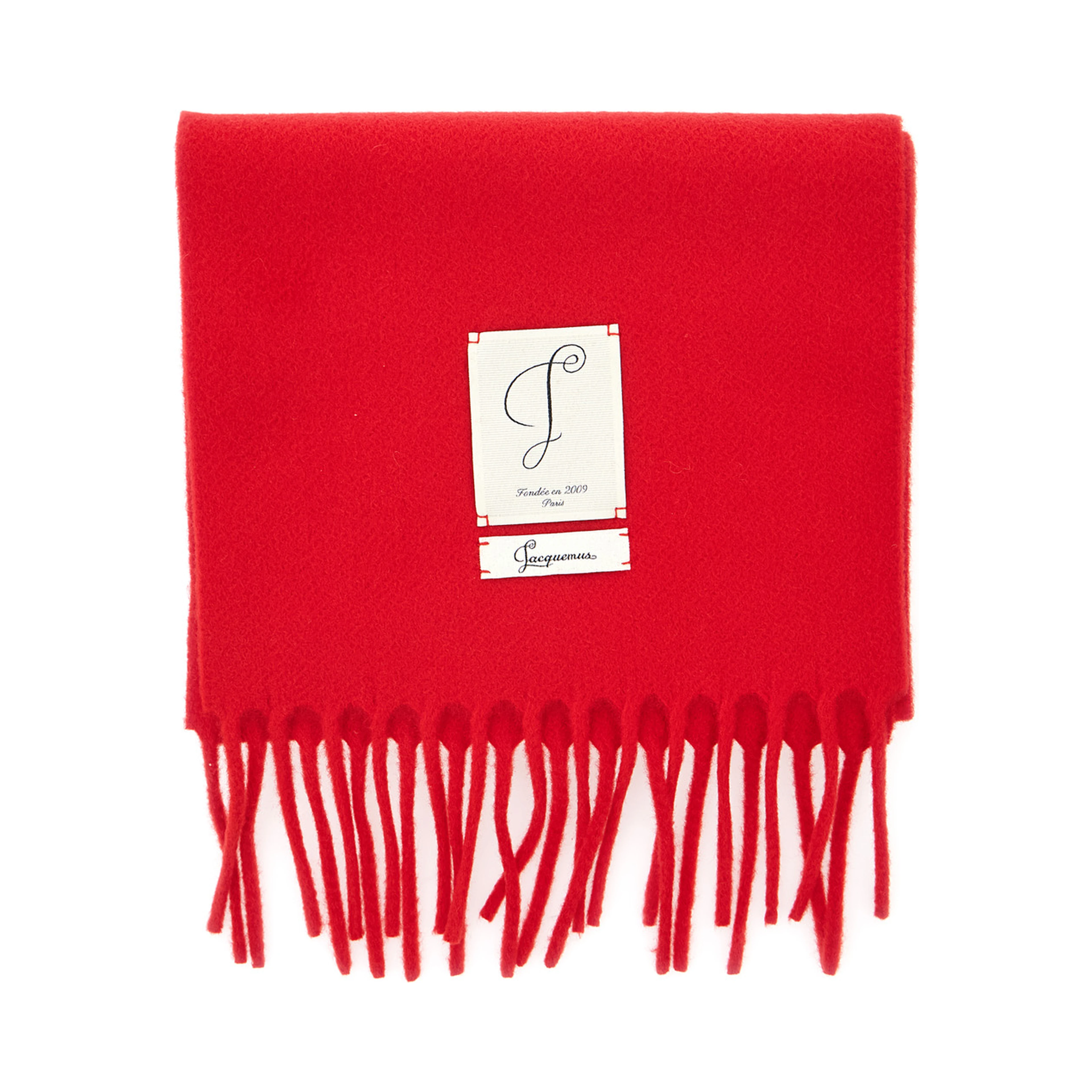 THE HORSEBIT SCARF with 100% Virgin Wool red unisex