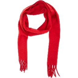 THE HORSEBIT SCARF with 100% Virgin Wool red unisex