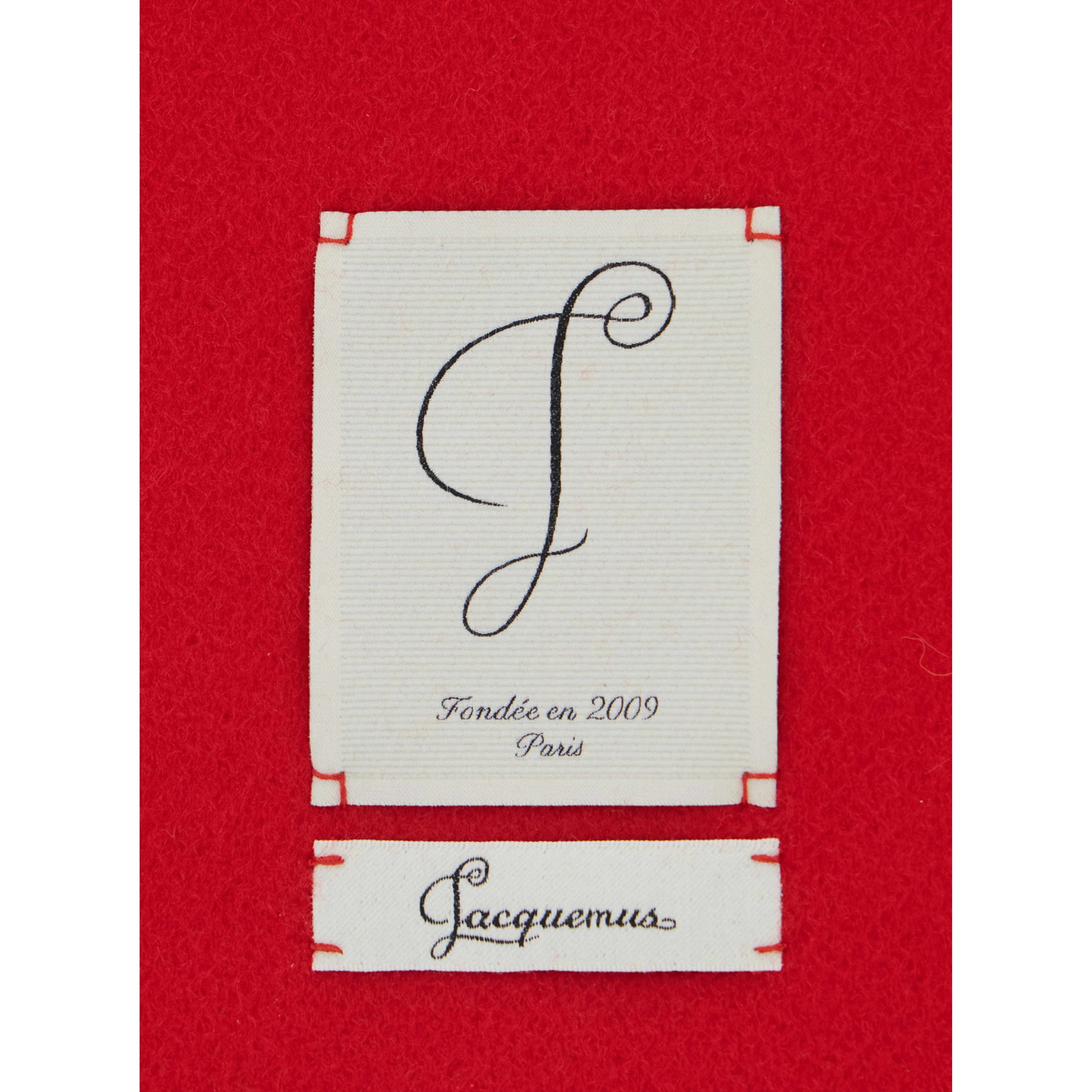 THE HORSEBIT SCARF with 100% Virgin Wool red unisex