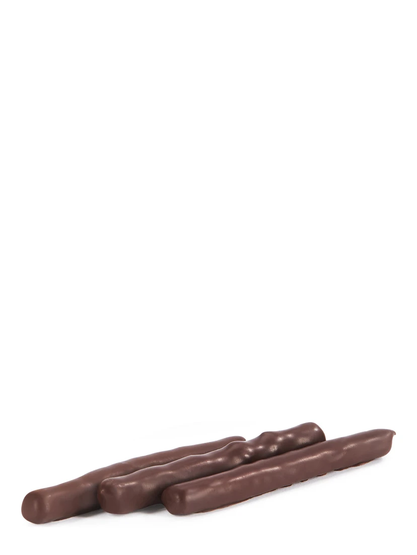 DARK CHOCOLATE COVERED ORANGE PEELS in tin with dark chocolate and orange Multicolor unisex
