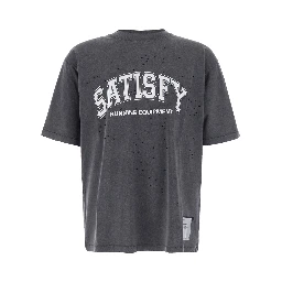Black unisex T-Shirt in Fabric