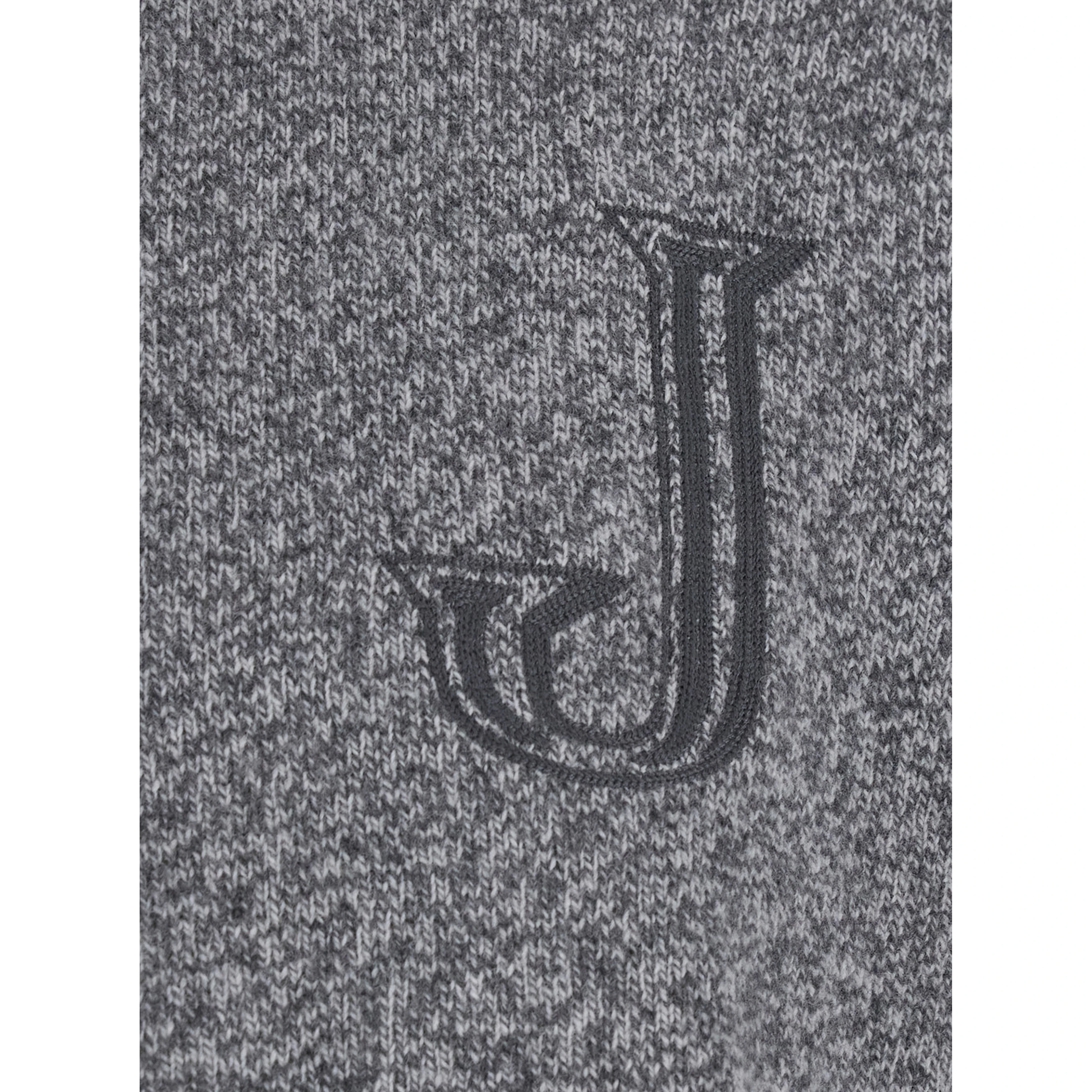 LE CAMIONNEUR ORLANDO is a gray cotton sweater with a crew neck and long sleeves, unisex