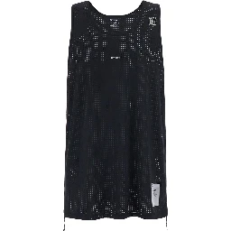 SATISFY Space-O Singlet top in black fabric