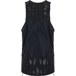 SATISFY Space-O Singlet top in black fabric