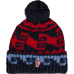 MONCLER GRENOBLE Hats Blue/red