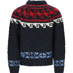 MONCLER GRENOBLE Sweaters Blue