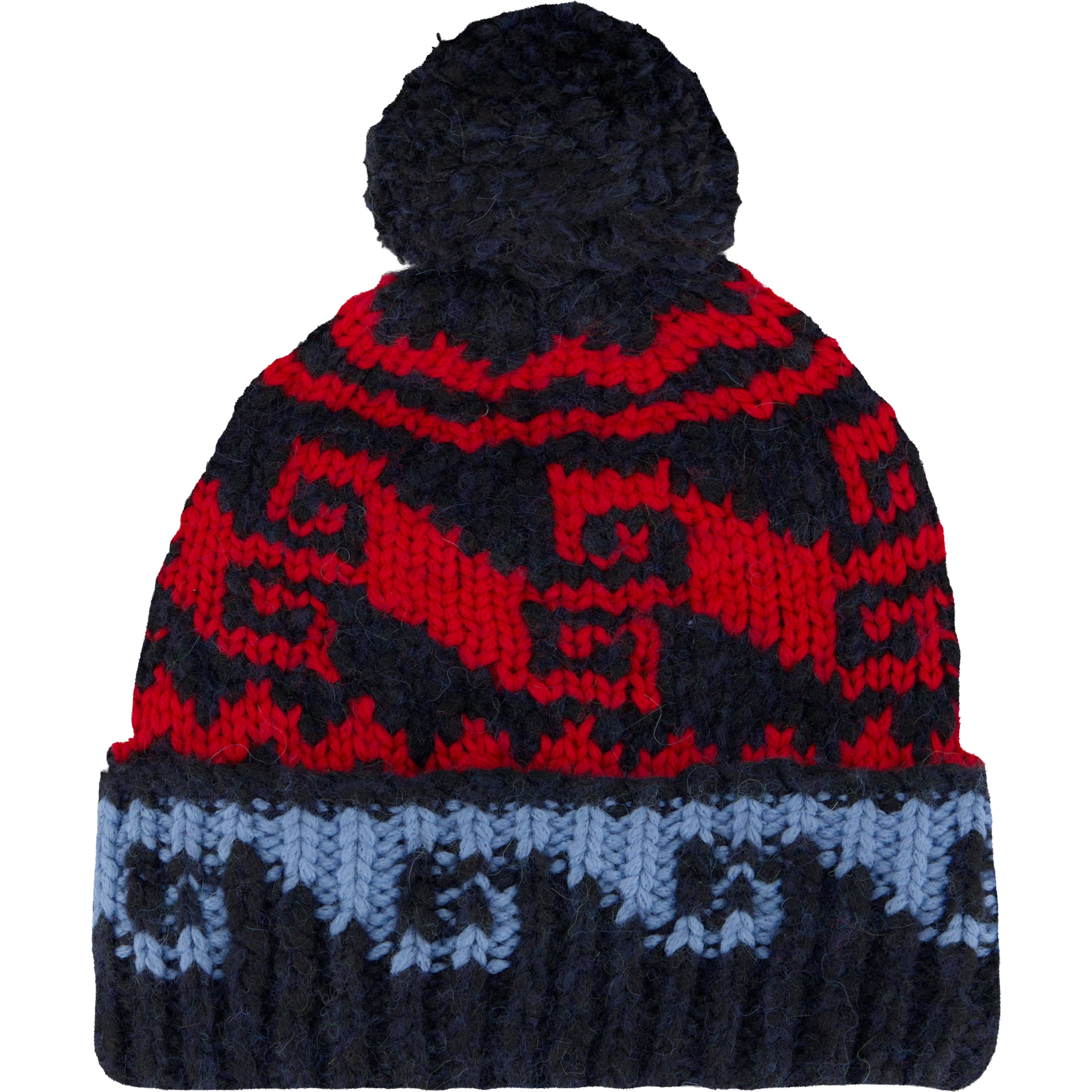 MONCLER GRENOBLE Hats Blue/red
