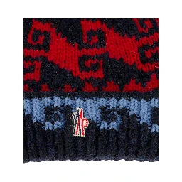 MONCLER GRENOBLE Hats Blue/red