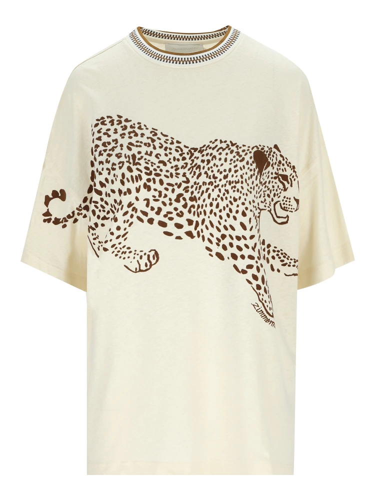 Zimmermann T-shirts and Polos Beige