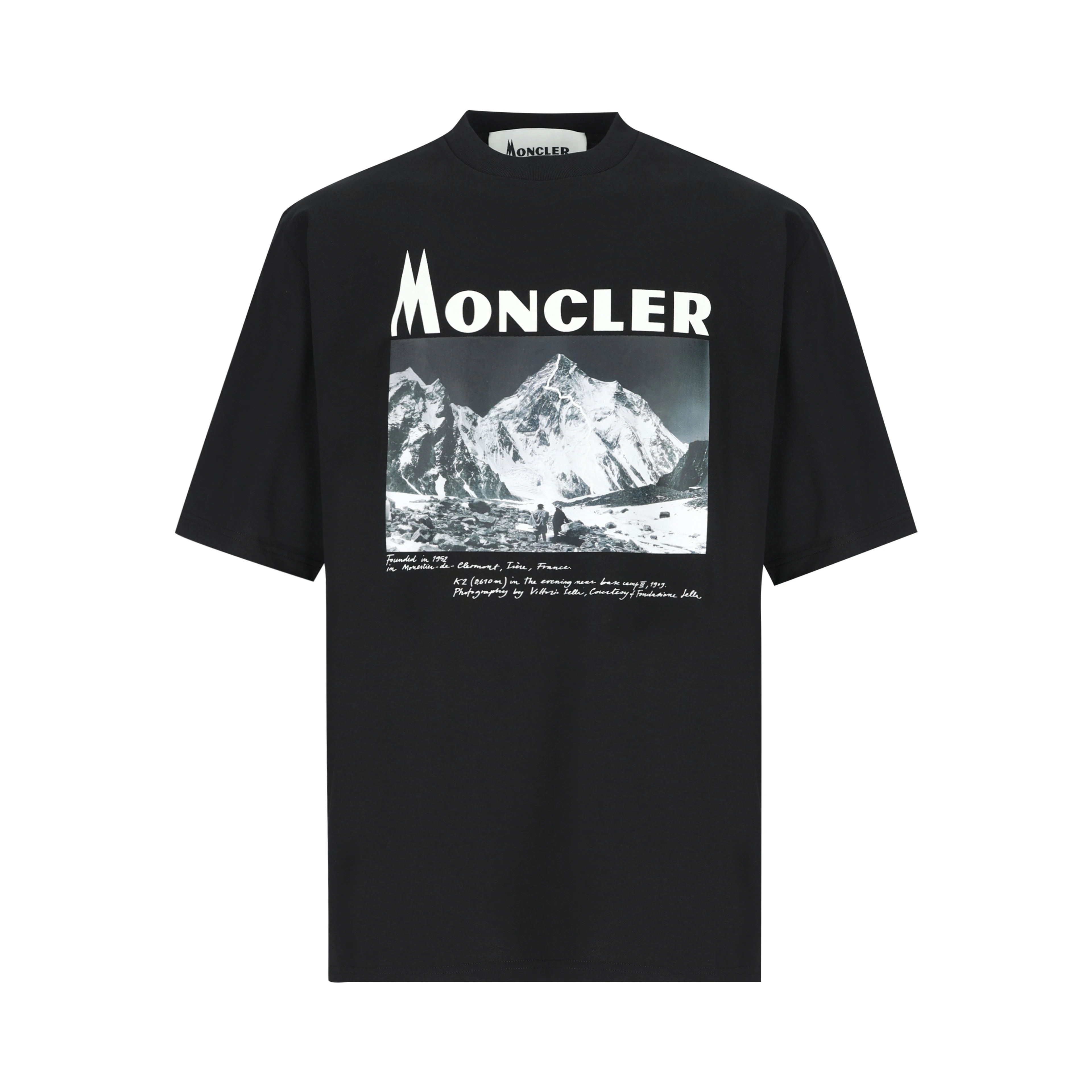 MONCLER RE-ICONS T-shirts and Polos Black