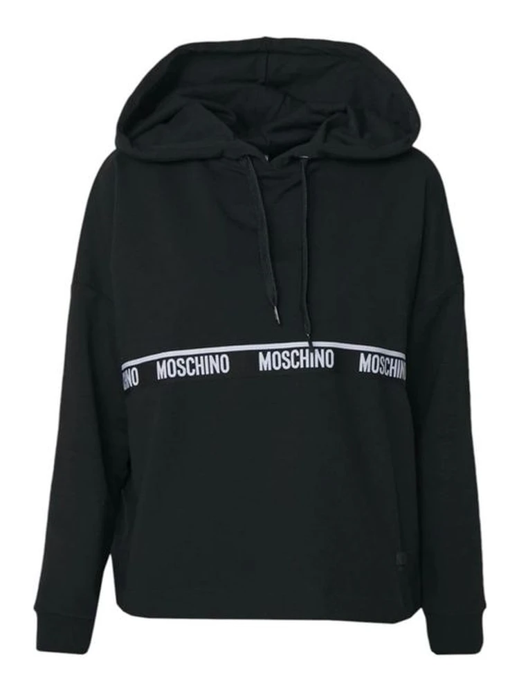 Black Cotton Sweatshirt
