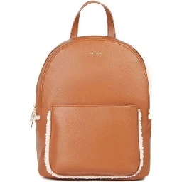 Brown Polyethylene Backpack
