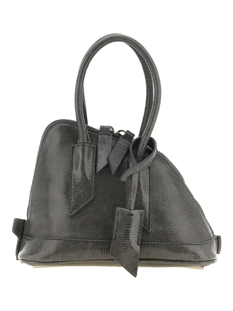 Gray Calfskin Handbag