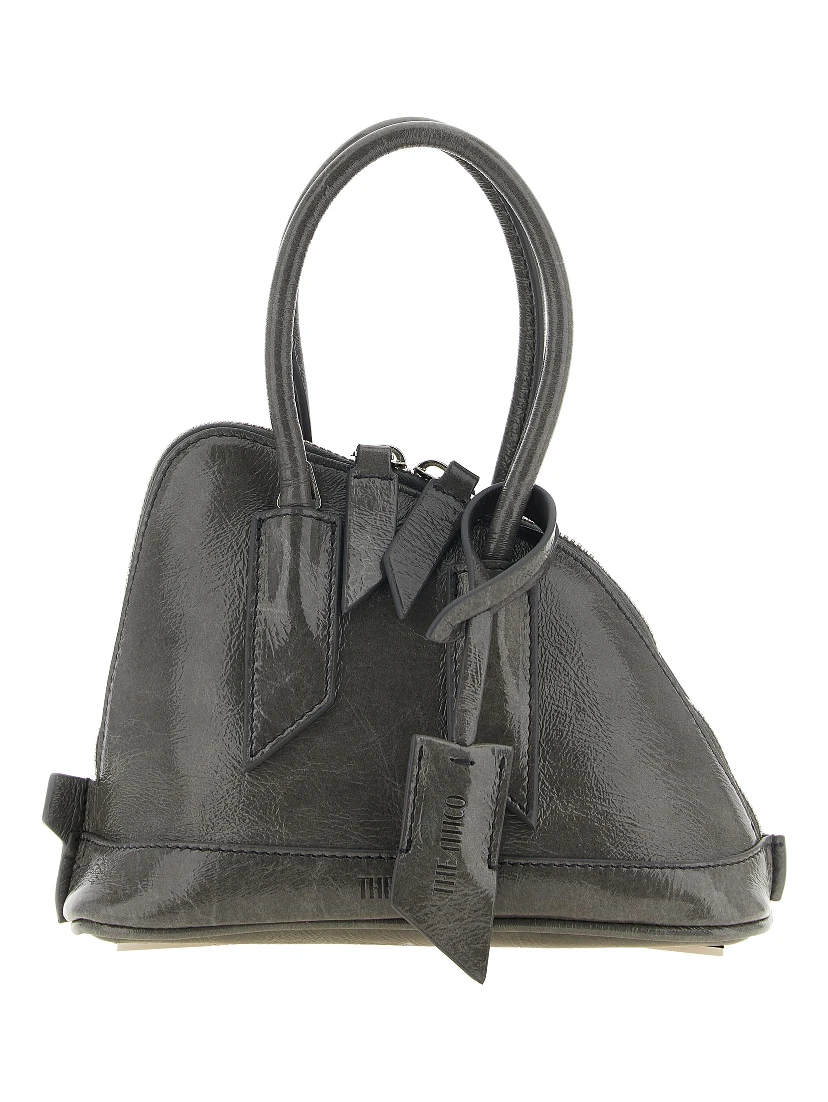 Gray Calfskin Handbag