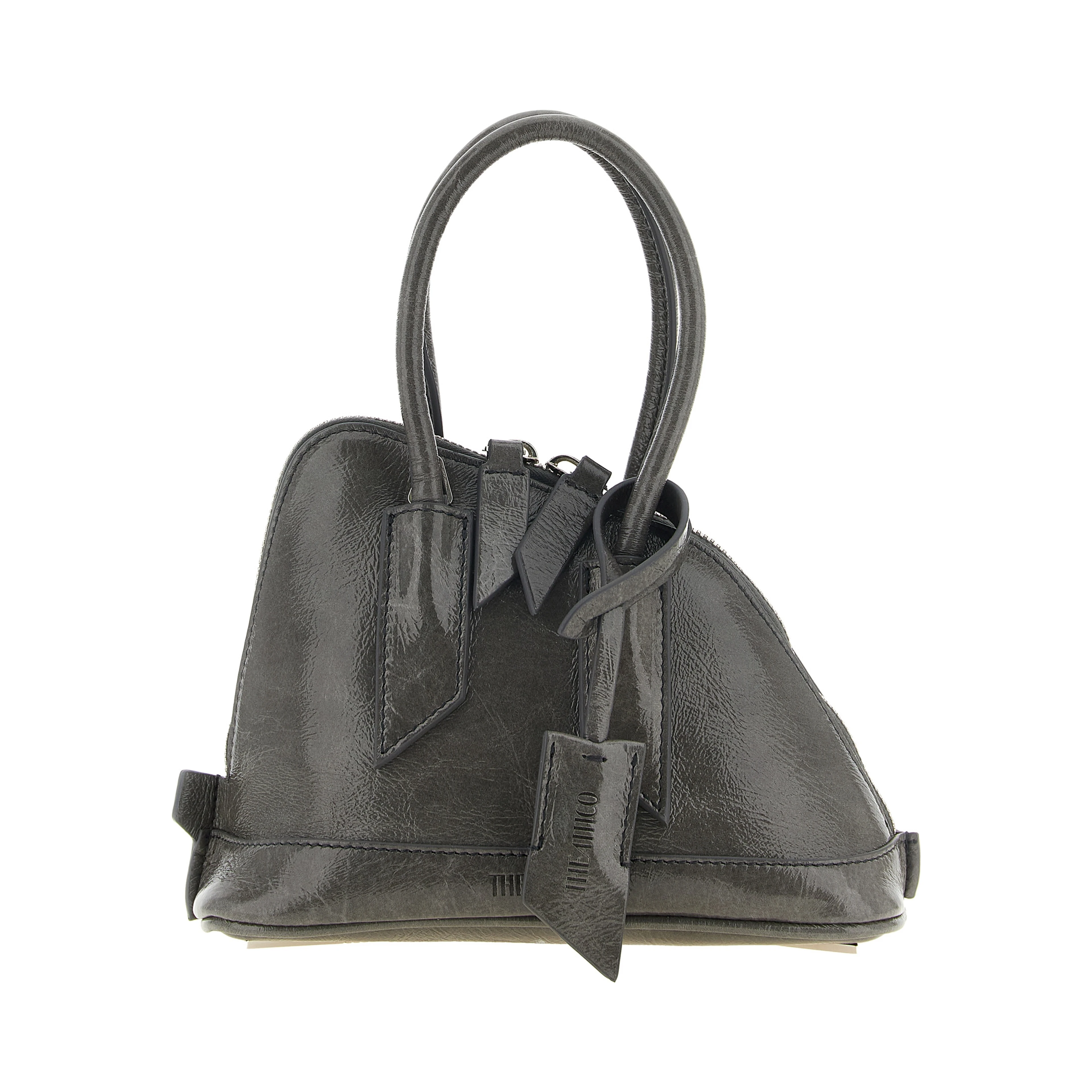 Gray Calfskin Handbag