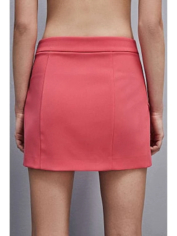 Pink Polyester Mini Skirt alternative