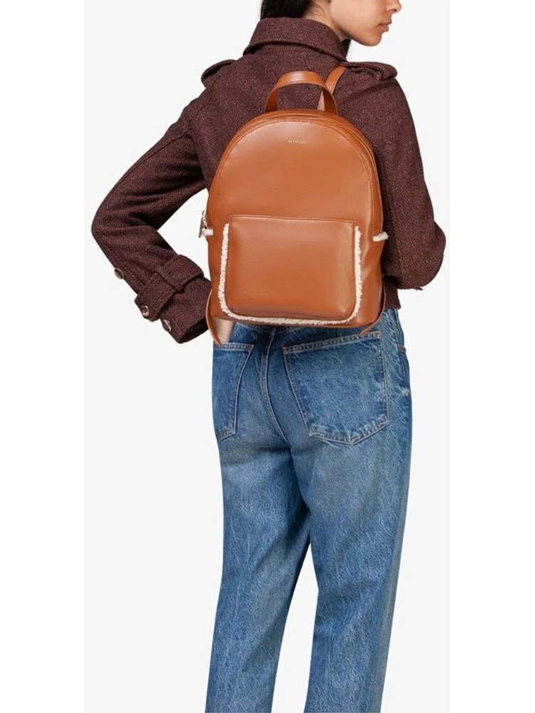 Brown Polyethylene Backpack alternative