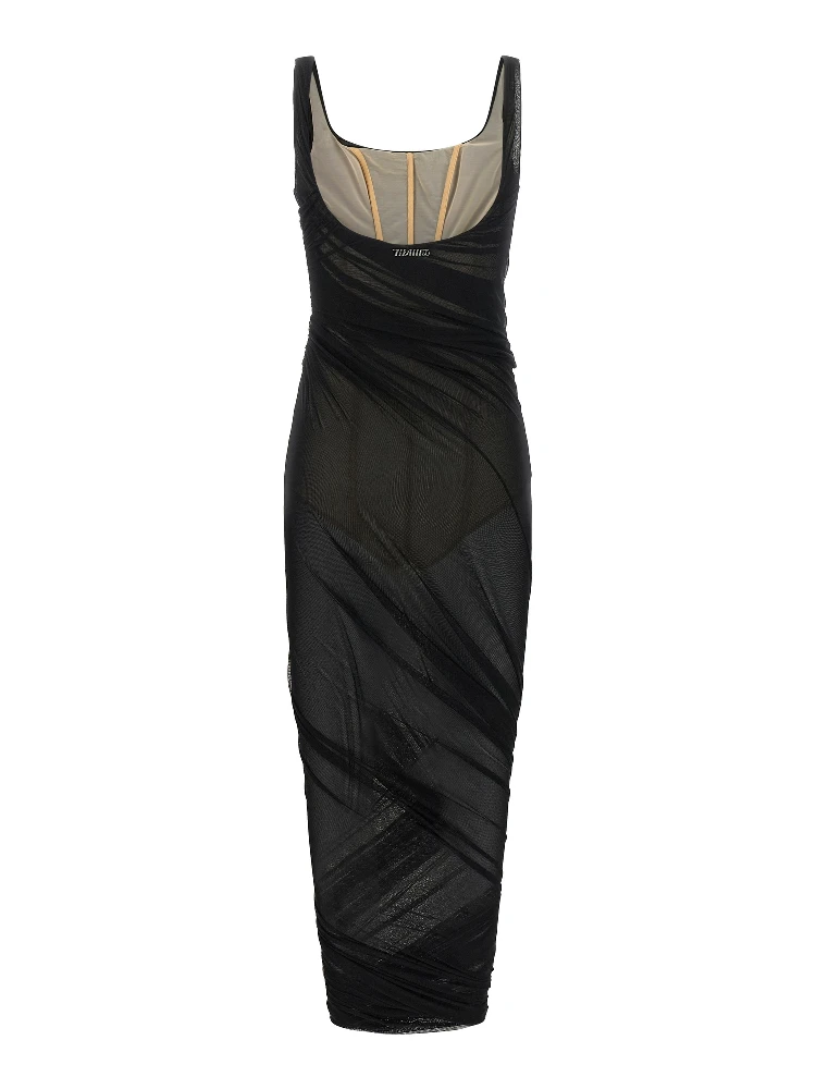 Black Polyamide Midi Dress alternative