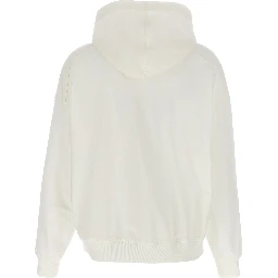White Cotton Hoodie