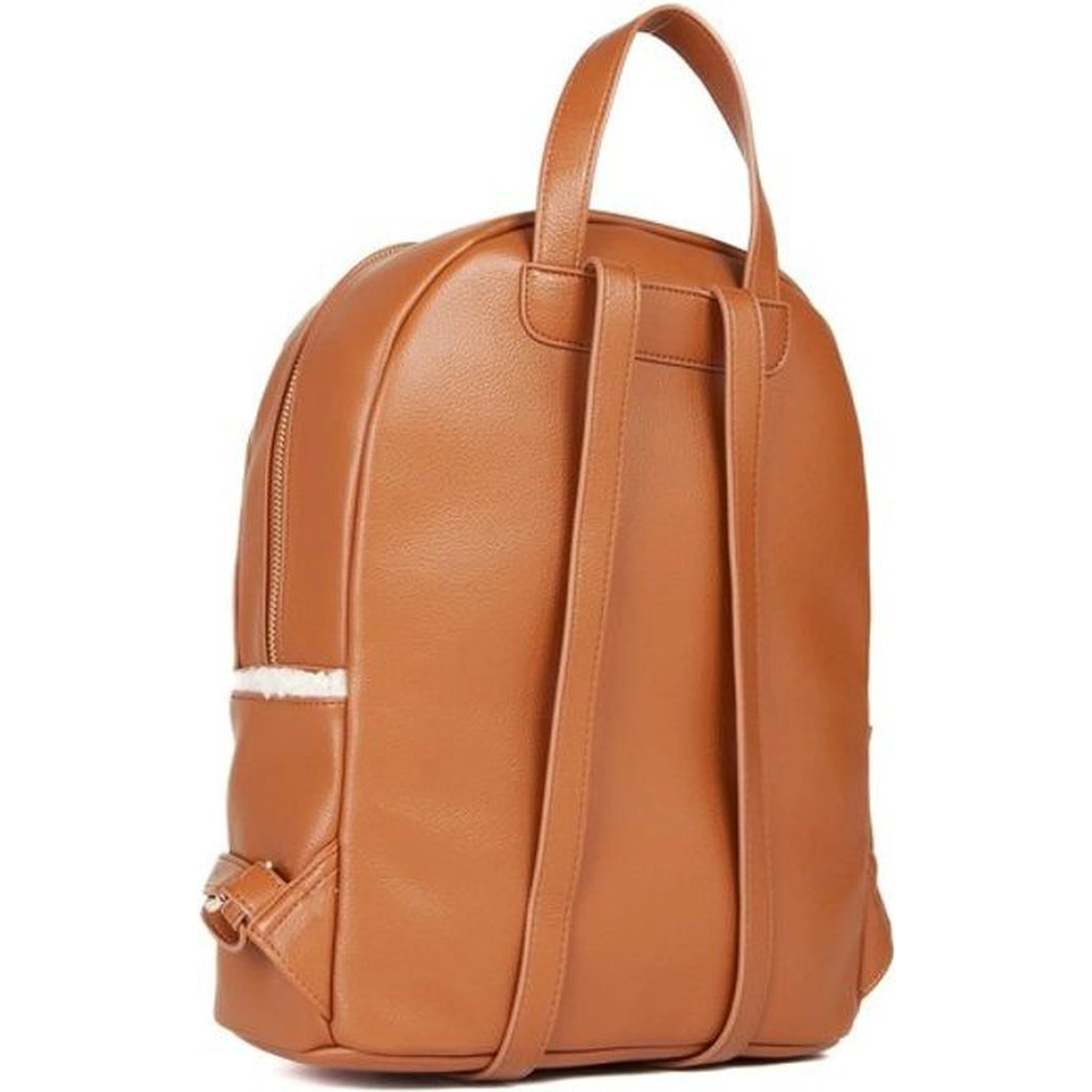 Brown Polyethylene Backpack