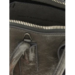 Gray Calfskin Handbag