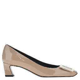 'Trompette' patent leather pumps
