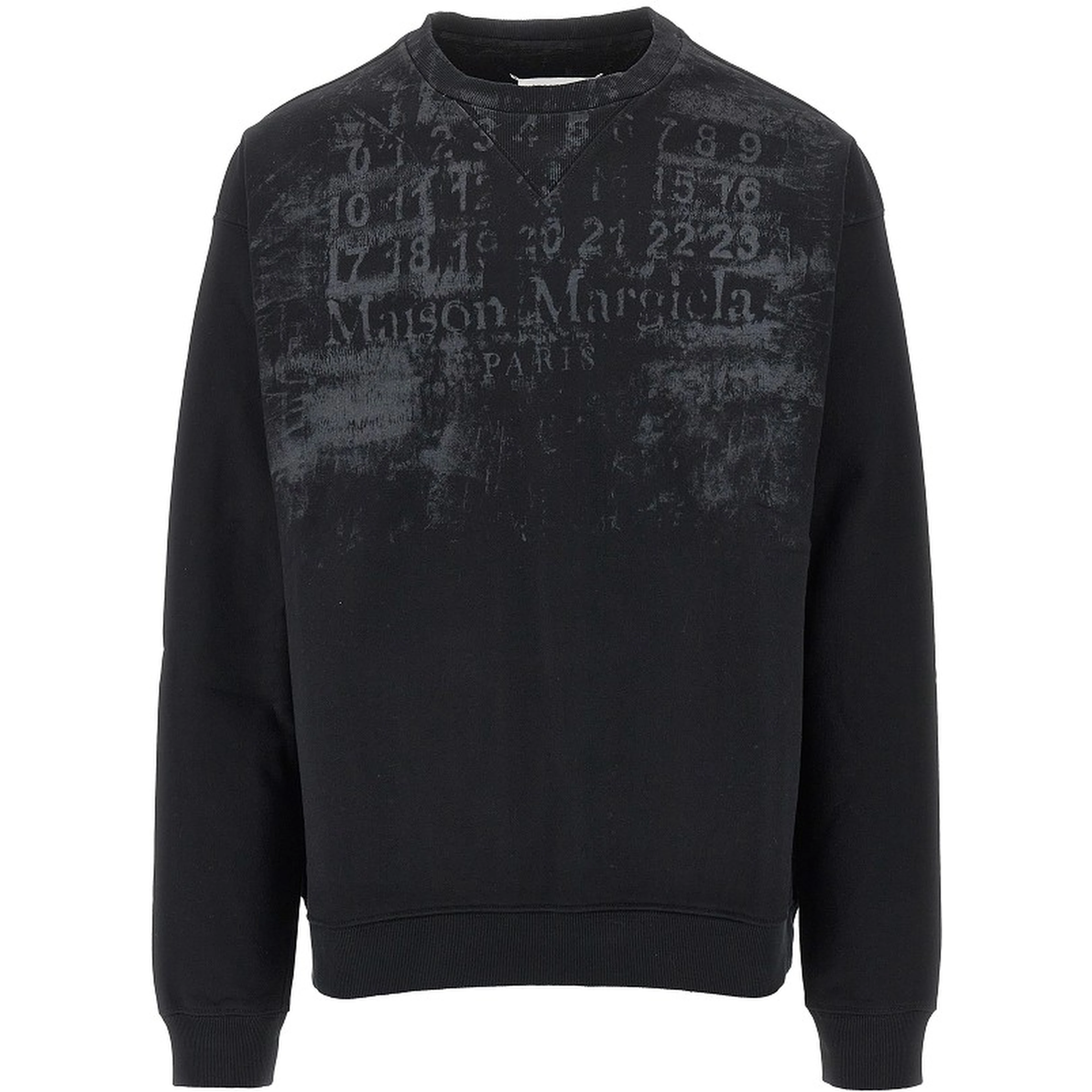 Logo print oversized crewneck sweatshirt