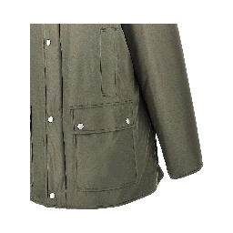 Padded jacket with shearling-effect collar