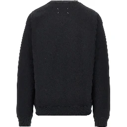 Logo print oversized crewneck sweatshirt