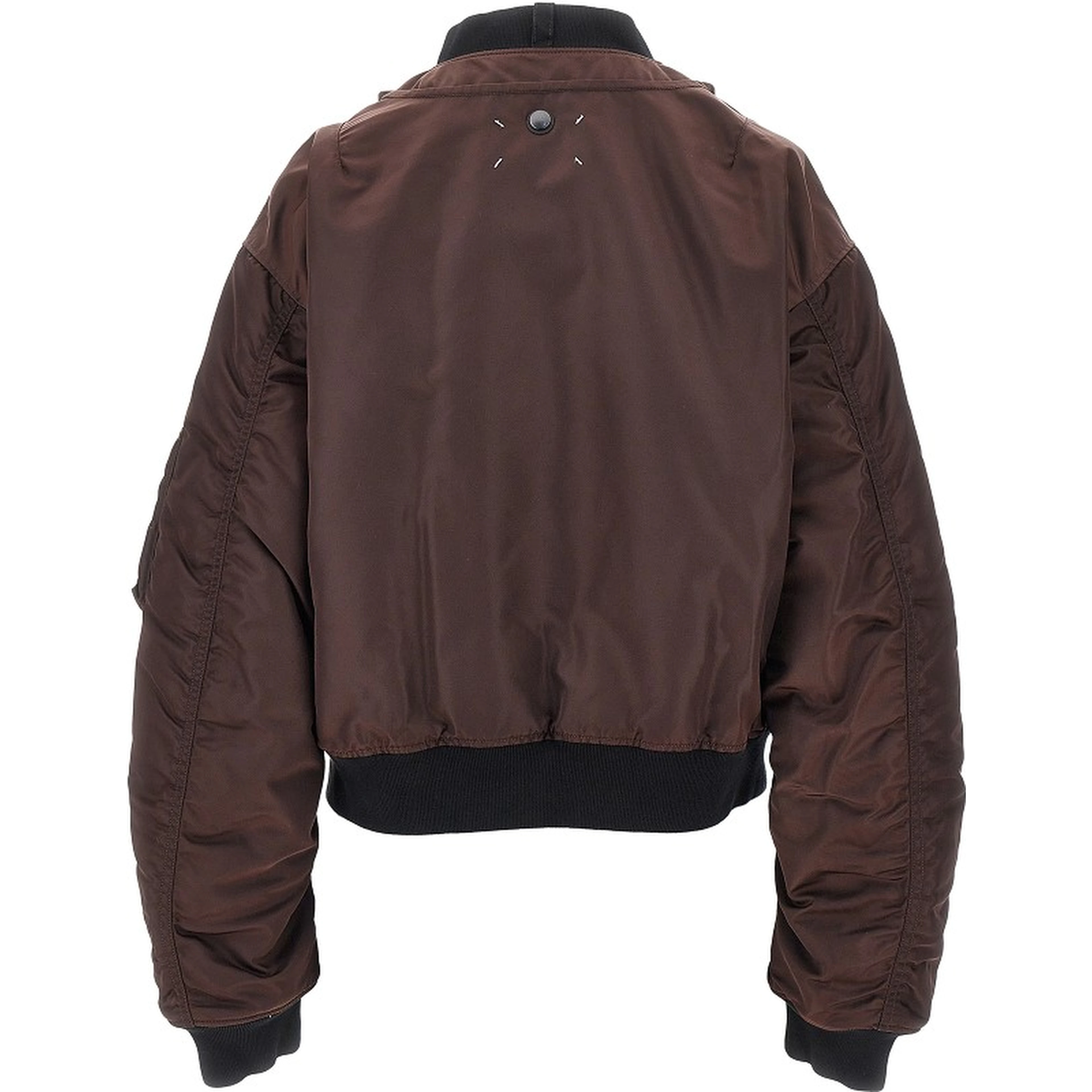 Reversible padded bomber jacket