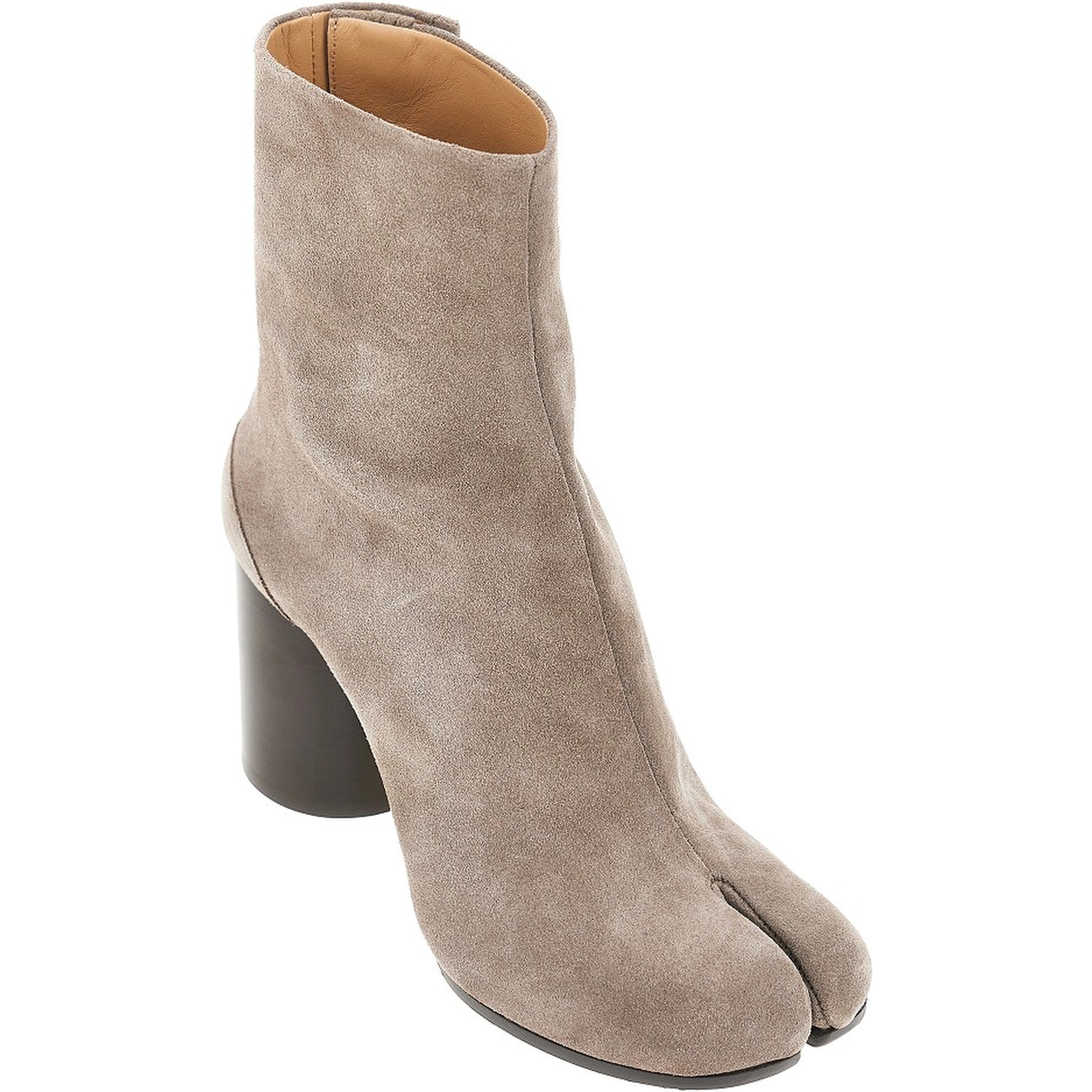 Suede leather 'Tabi' ankle boots