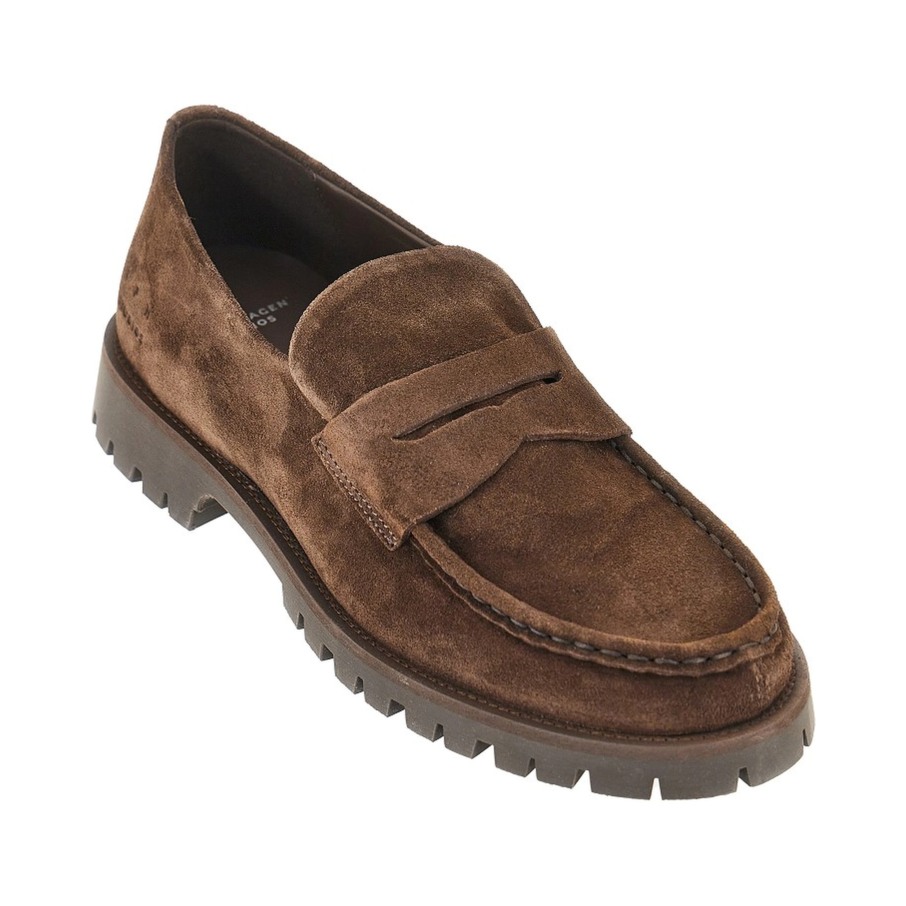 Suede leather loafers