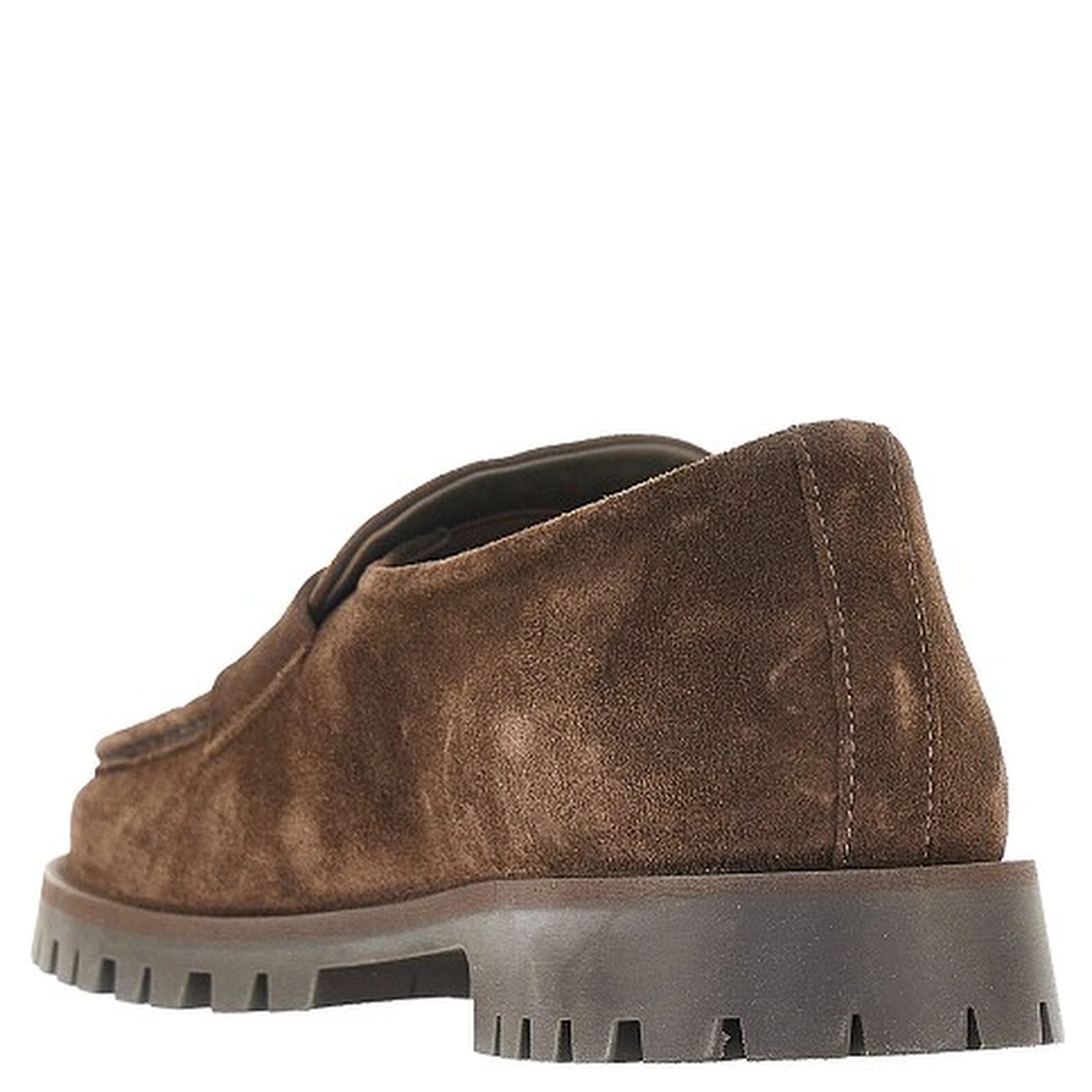 Suede leather loafers