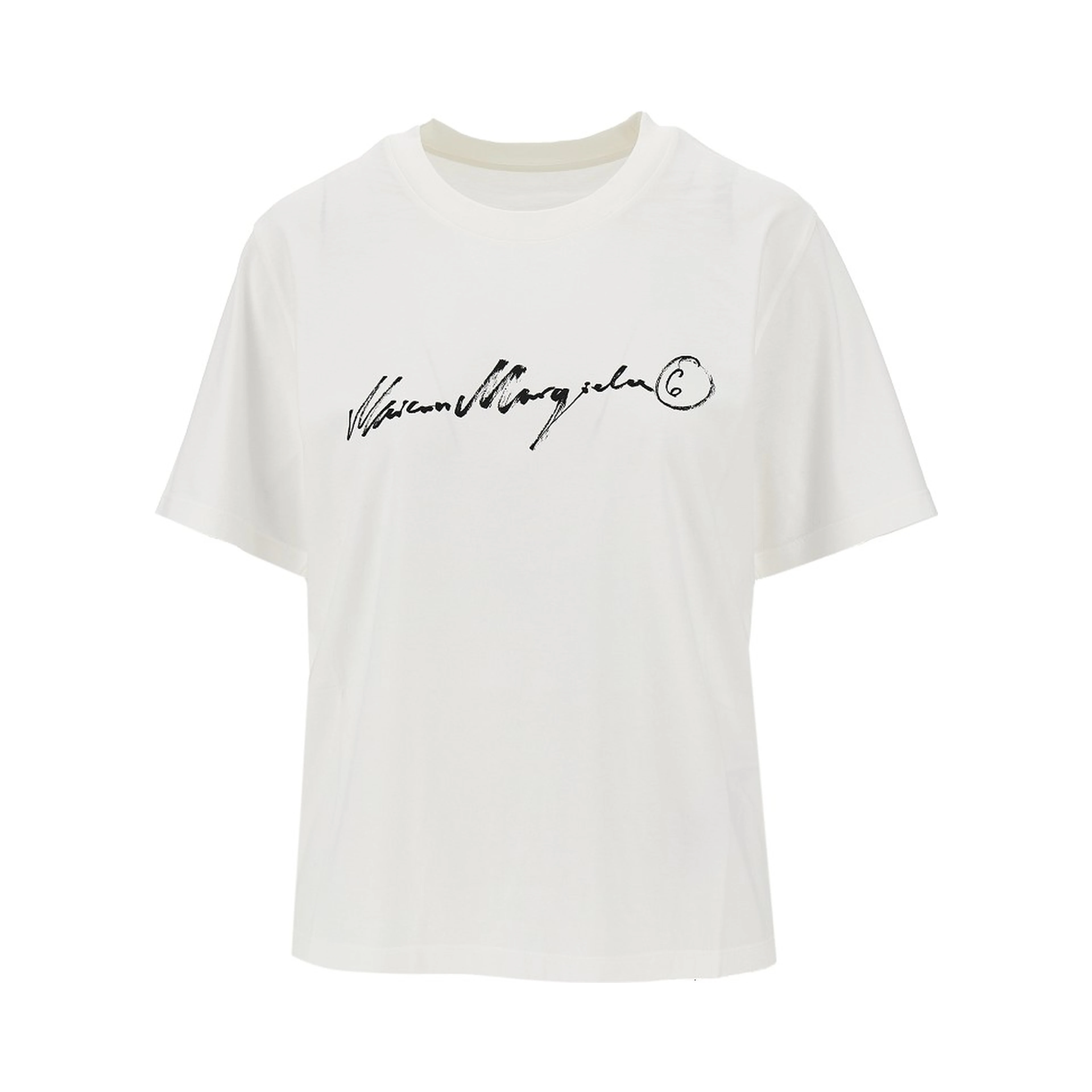 Calligraphic print T-shirt