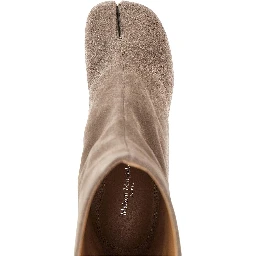 Suede leather 'Tabi' ankle boots
