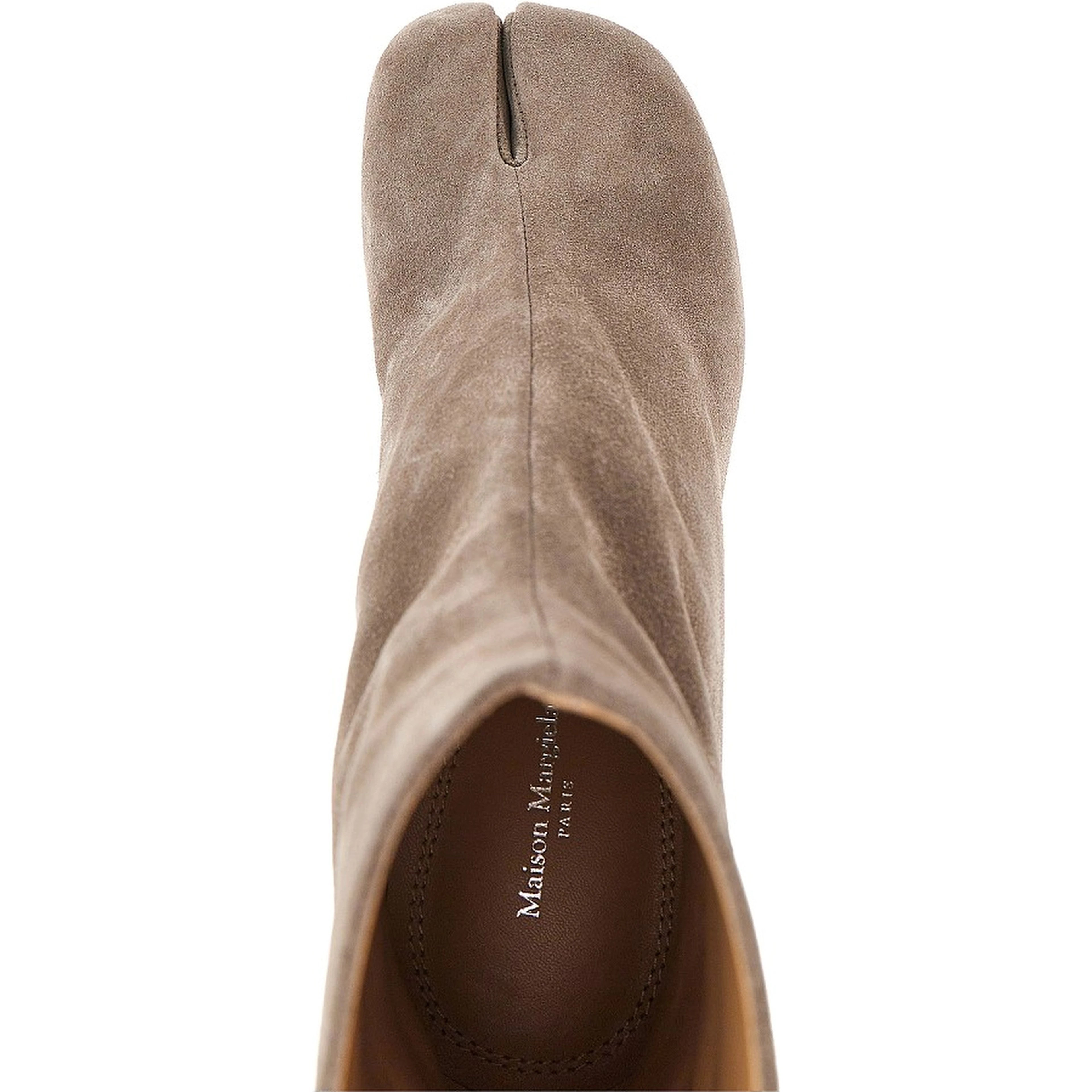 Suede leather 'Tabi' ankle boots