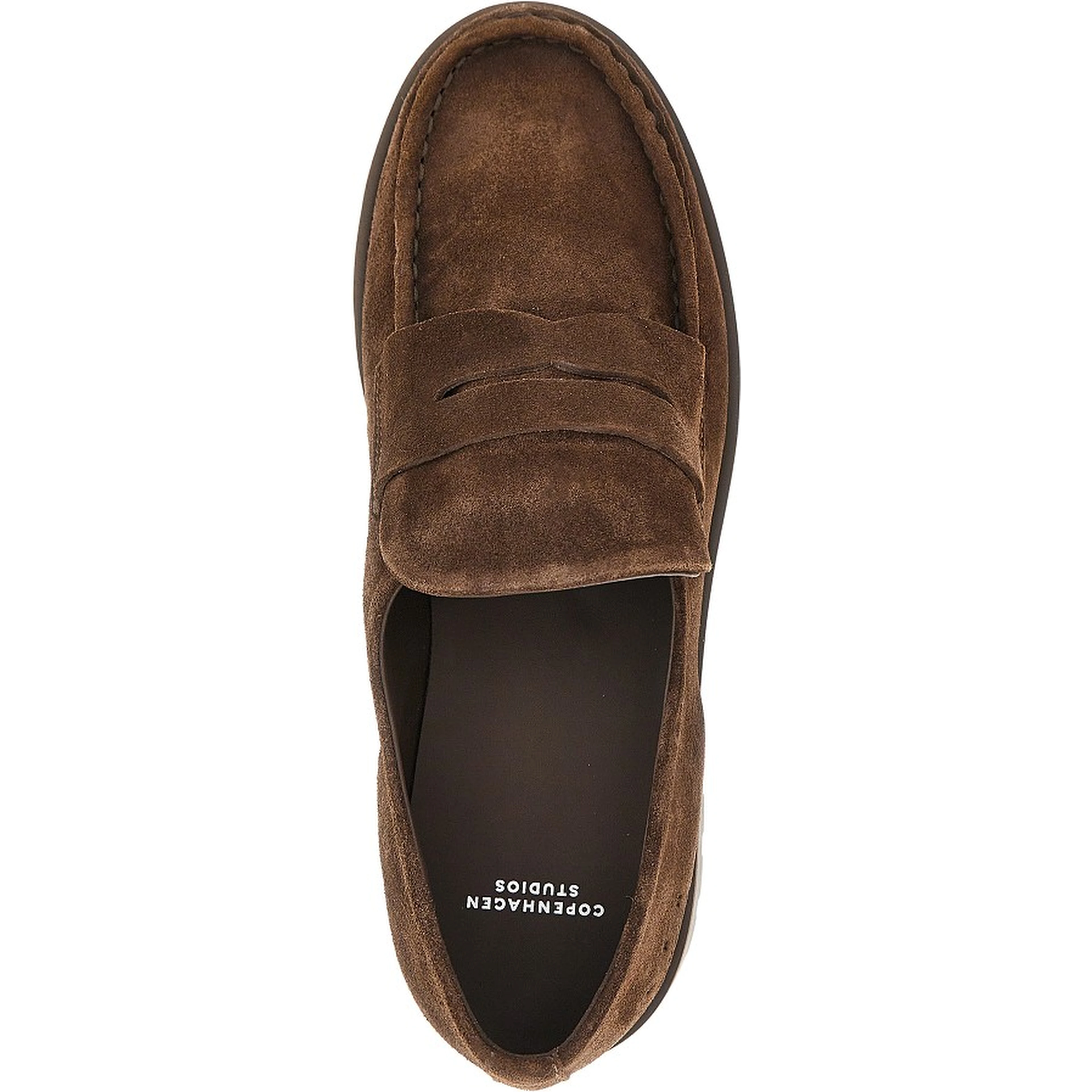 Suede leather loafers