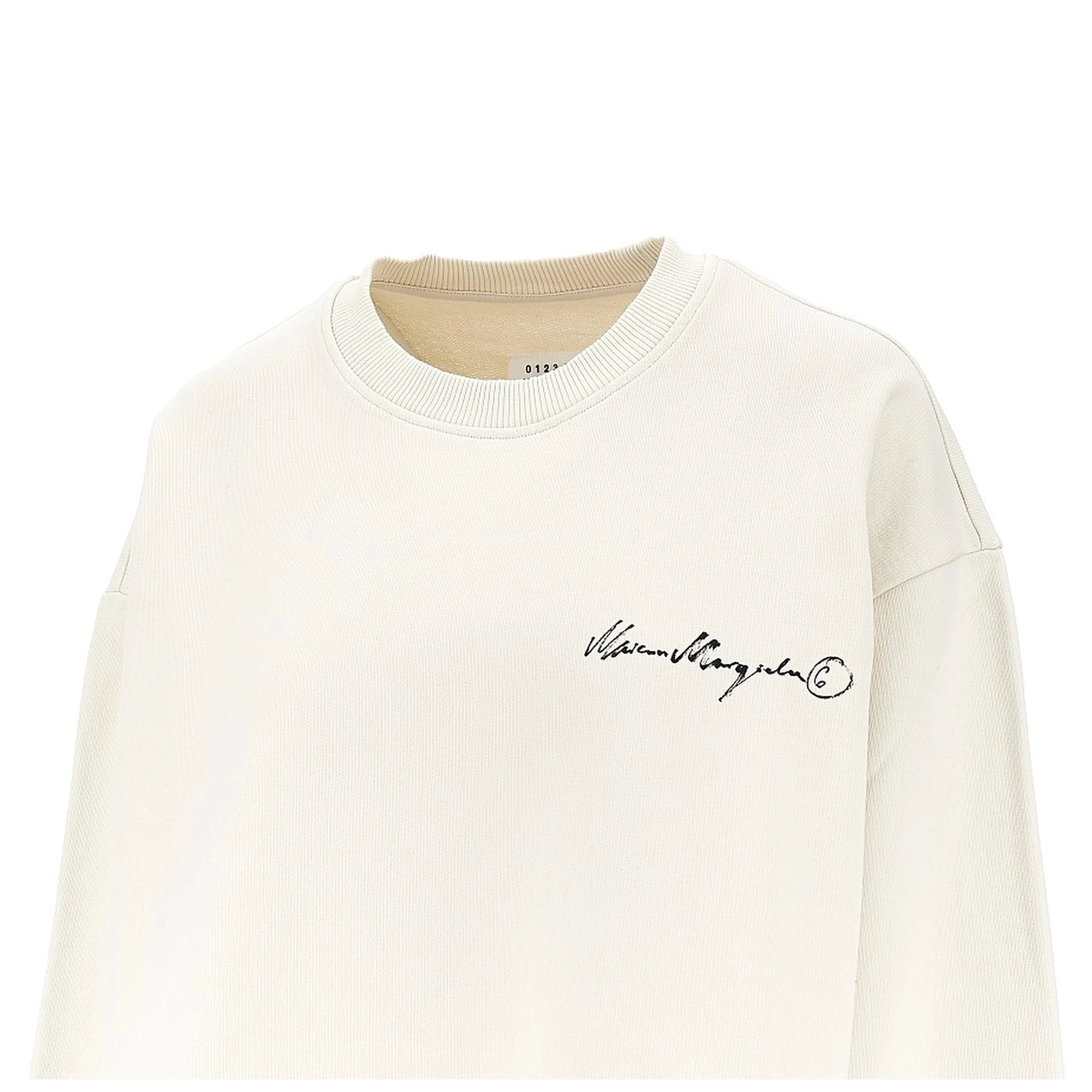 Calligraphic logo print sweatshirt