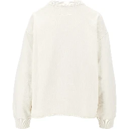 Calligraphic logo print sweatshirt