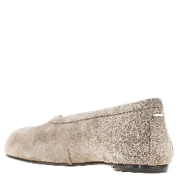 Suede leather Tabi ballerinas