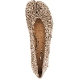 Suede leather Tabi ballerinas