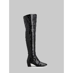 Choc Cuissard leather boots