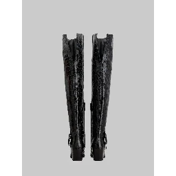 Choc Cuissard leather boots