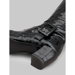 Choc Cuissard leather boots