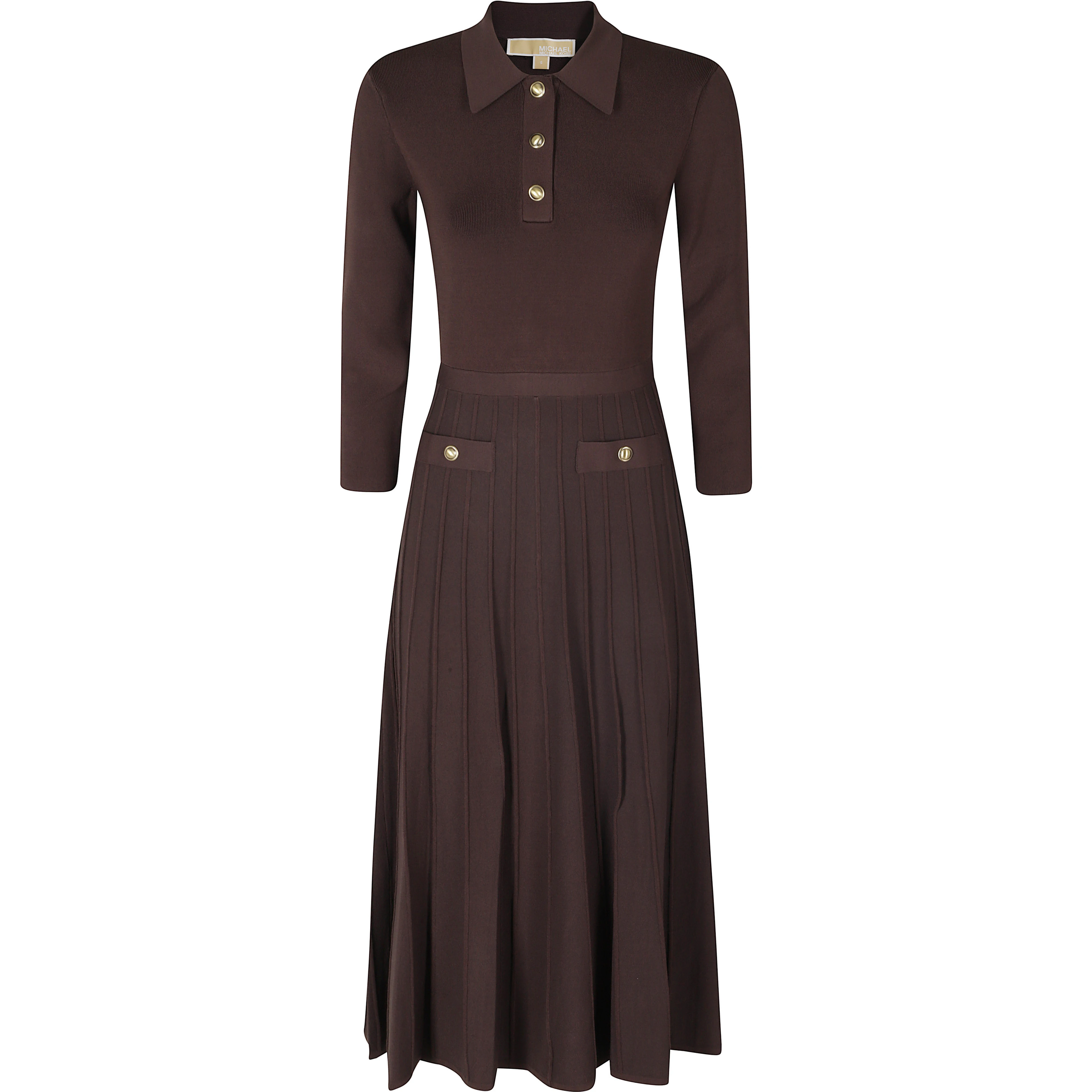 POLO FLARE MIDI DRESS