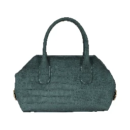 TALIA TRANK SMALL SUEDE CROCO EFFECT