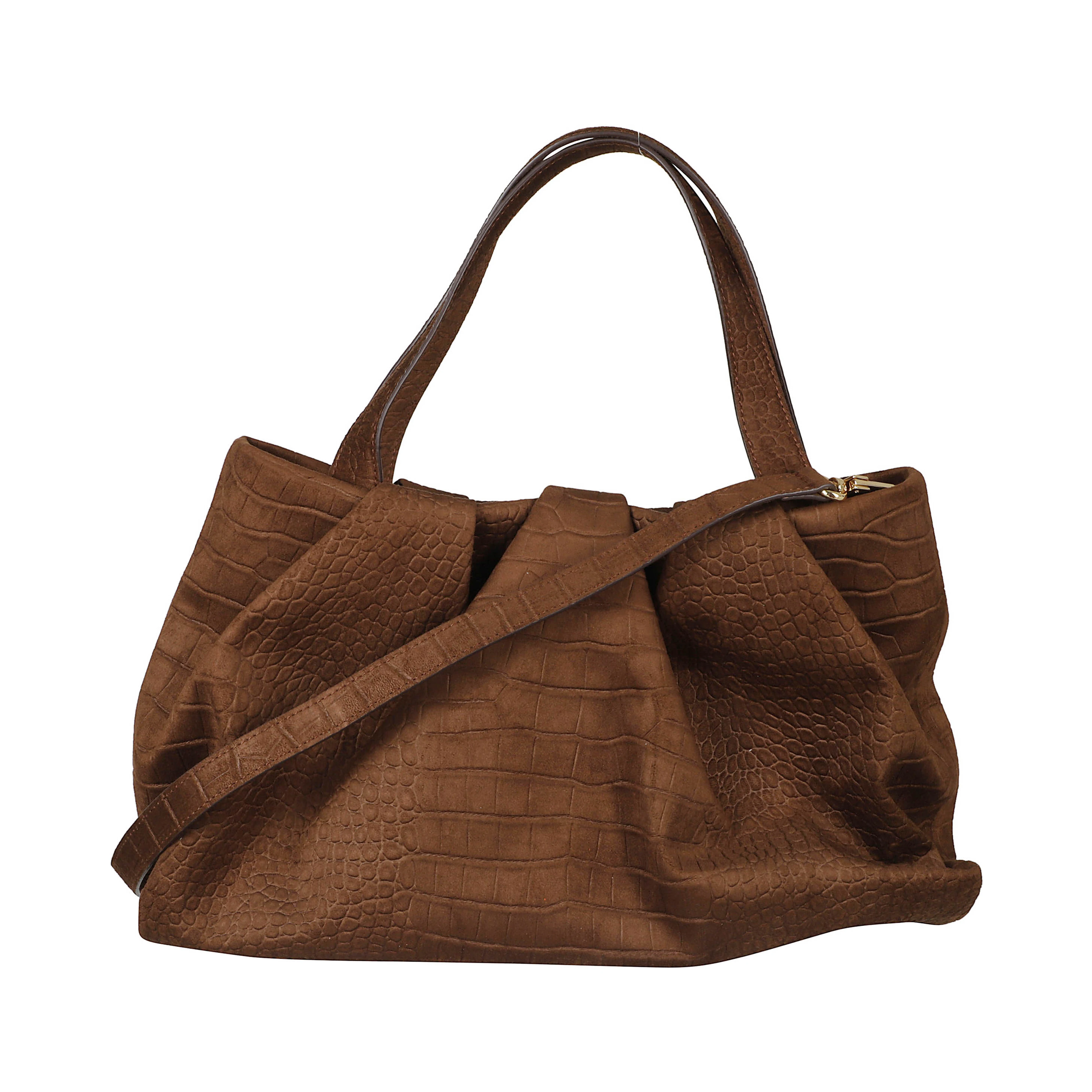 ATHENA  SUEDE CROCO EFFECT