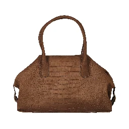 TALIA TRANK MEDIUM SUEDE CROCO EFFECT