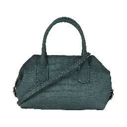 TALIA TRANK SMALL SUEDE CROCO EFFECT