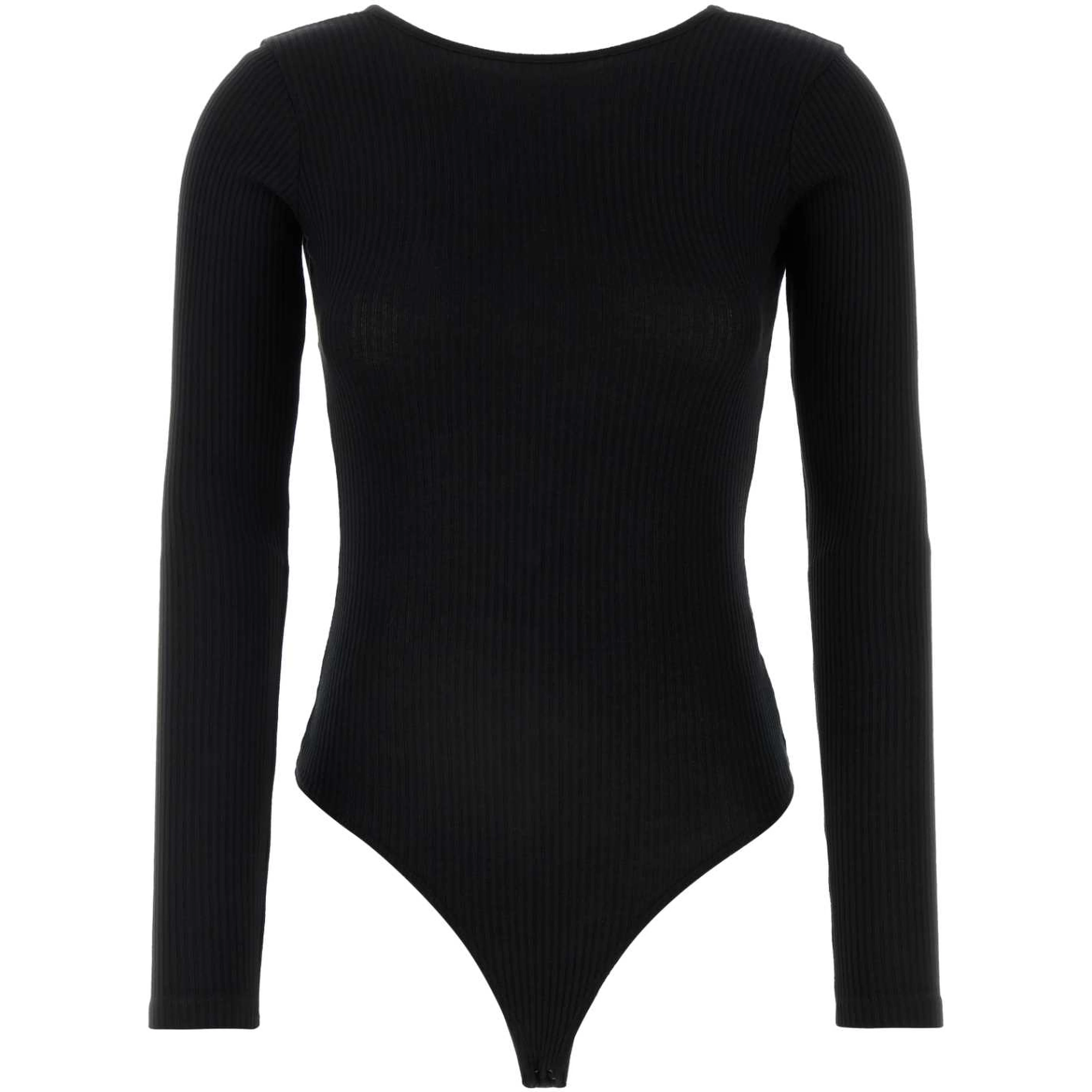 BRIDGET V BACK BODYSUIT IN BLACK